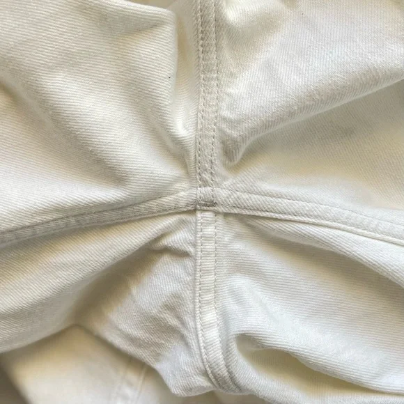 Heavy Manners Vanilla Sky Low Rise Baggy Denim White Cotton 30 NWT - Picture 3 of 9